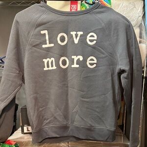 Grayson Threads Gray 'Love More' Sweatshirt